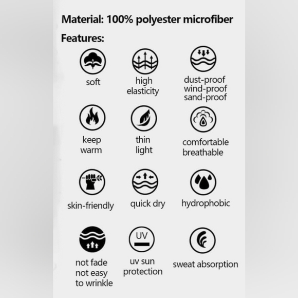 🍄 Colorful Galaxy Microfiber Sports Gaiter Neck / Face / Head Cover - Picture 6 of 8